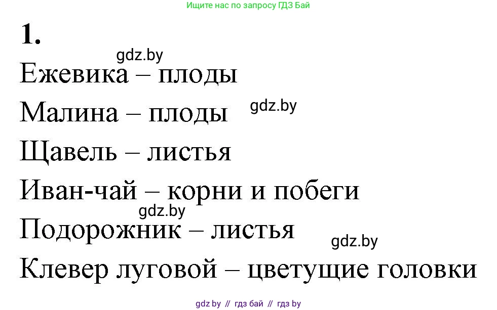 Биология, 7 класс рабочая тетрадь, автор: Лисов Николай Дмитриевич, издательство Аверсэв, Минск, 2022, коричневого цвета, страница 88, номер 1, Решение