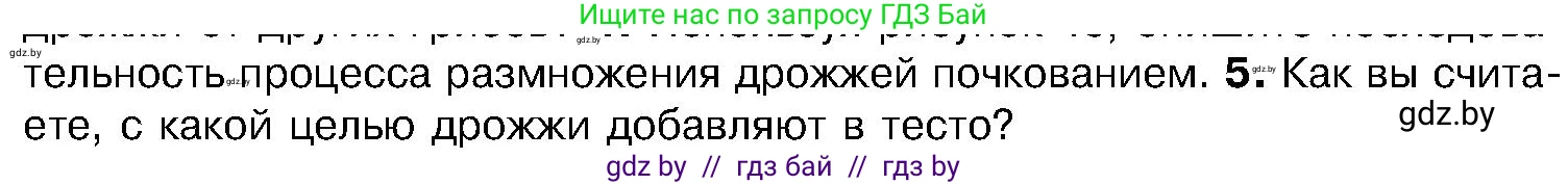 Биология, 7 класс Учебник, автор: Лисов Николай Дмитриевич, издательство Народная асвета, Минск, 2022, зелёного цвета, страница 58, номер 5, Условие