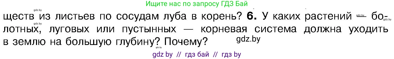 Биология, 7 класс Учебник, автор: Лисов Николай Дмитриевич, издательство Народная асвета, Минск, 2022, зелёного цвета, страница 129, номер 6, Условие