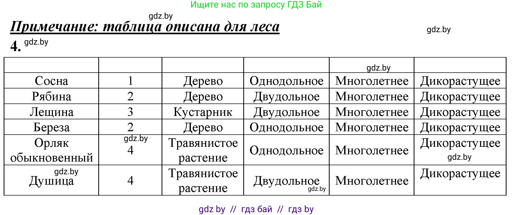 Биология, 7 класс тетрадь для экскусрий, лабораторных и практических работ, автор: Рогожников Олег Николаевич, издательство Сэр-Вит, Минск, 2022, голубого цвета, страница 48, номер 4, Решение