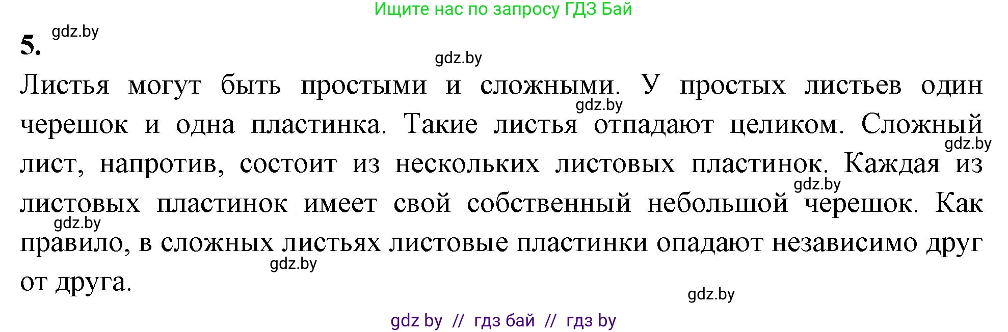 Биология, 7 класс тетрадь для экскусрий, лабораторных и практических работ, автор: Рогожников Олег Николаевич, издательство Сэр-Вит, Минск, 2022, голубого цвета, страница 30, номер 5, Решение