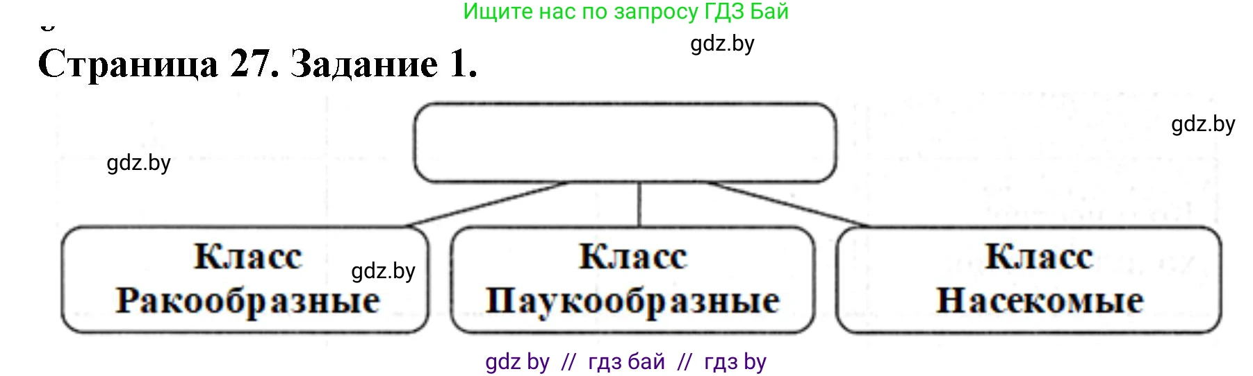 Биология, 8 класс рабочая тетрадь, авторы: Бедарик Ирина Геннадьевна, Бедарик Александр Евгеньевич, издательство Аверсэв, Минск, 2024, страница 27, номер 1, Решение