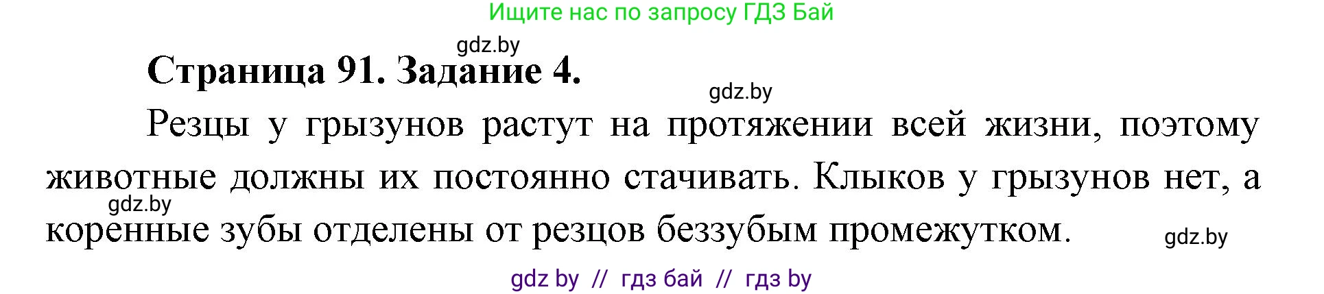 Биология, 8 класс рабочая тетрадь, авторы: Бедарик Ирина Геннадьевна, Бедарик Александр Евгеньевич, издательство Аверсэв, Минск, 2024, страница 91, номер 4, Решение
