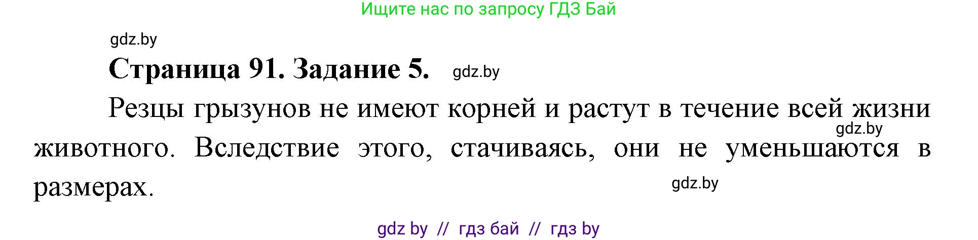 Биология, 8 класс рабочая тетрадь, авторы: Бедарик Ирина Геннадьевна, Бедарик Александр Евгеньевич, издательство Аверсэв, Минск, 2024, страница 91, номер 5, Решение