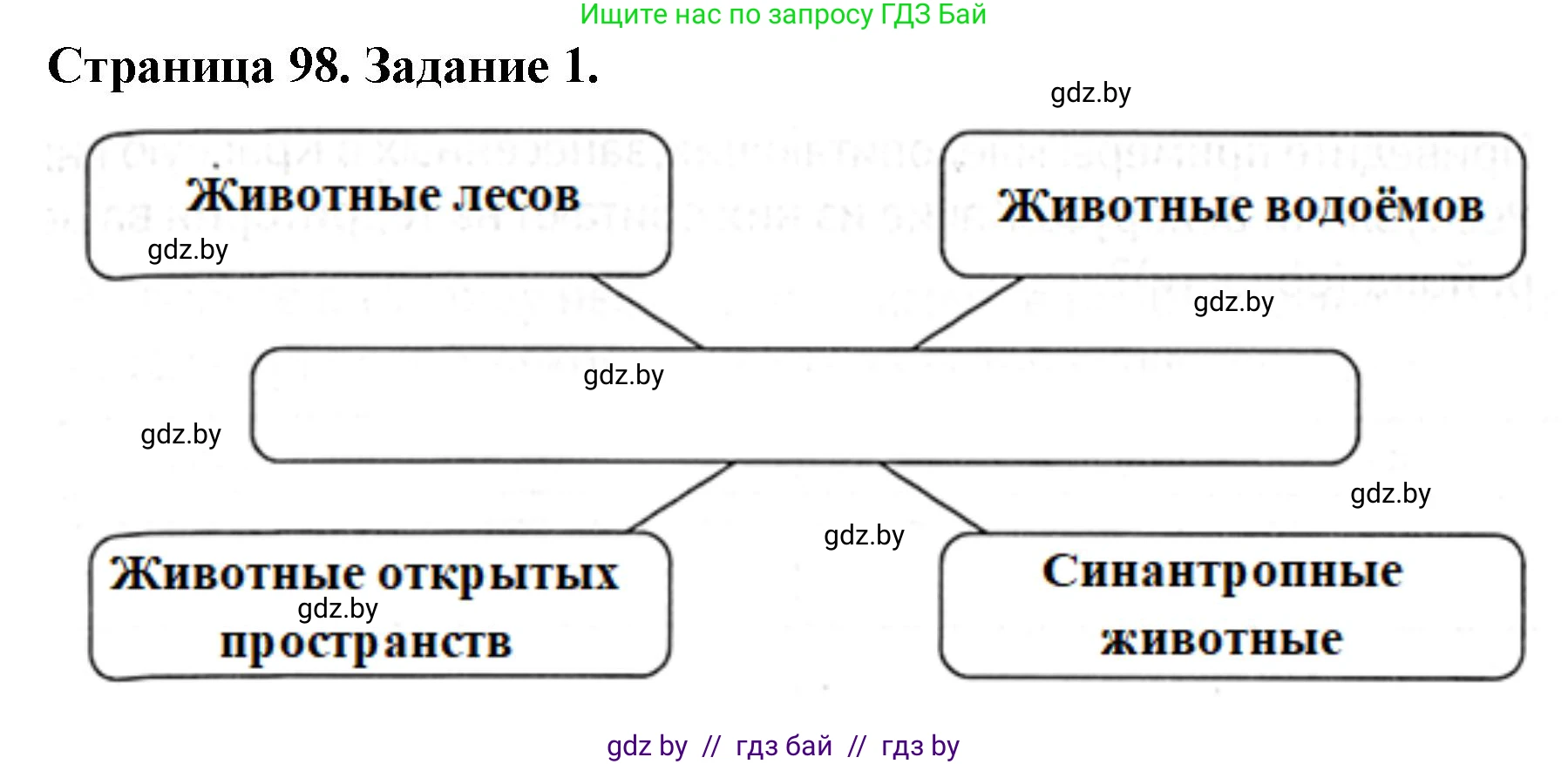 Биология, 8 класс рабочая тетрадь, авторы: Бедарик Ирина Геннадьевна, Бедарик Александр Евгеньевич, издательство Аверсэв, Минск, 2024, страница 98, номер 1, Решение