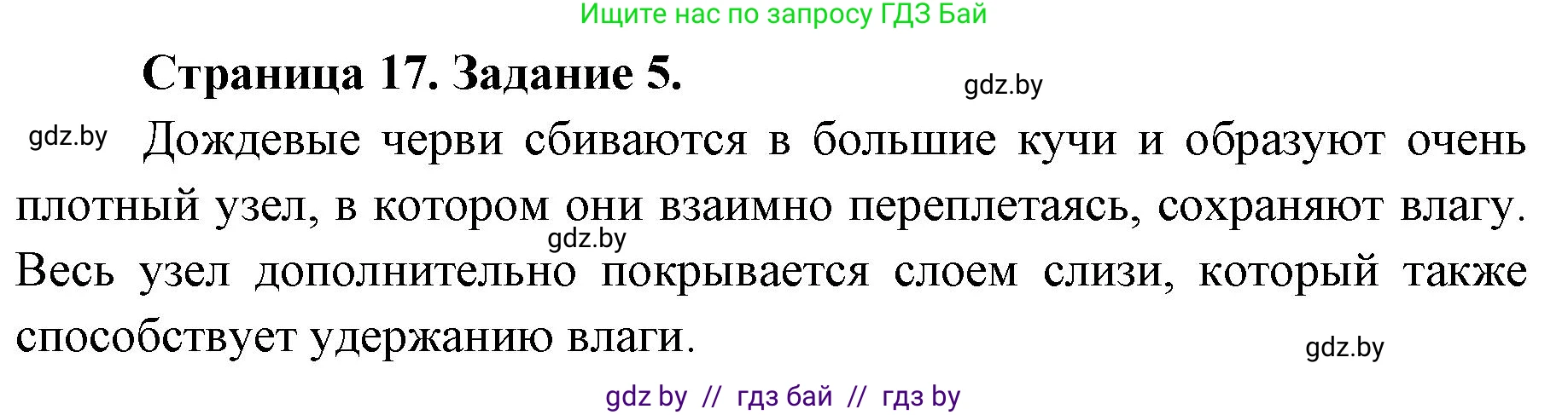 Биология, 8 класс рабочая тетрадь, авторы: Бедарик Ирина Геннадьевна, Бедарик Александр Евгеньевич, издательство Аверсэв, Минск, 2024, страница 17, номер 5, Решение