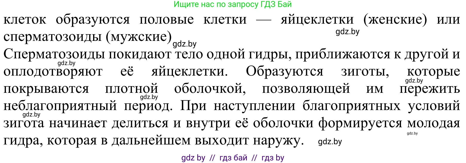 Биология, 8 класс Учебник, авторы: Бедарик Ирина Геннадьевна, Бедарик Александр Евгеньевич, Иванов Владимир Николаевич, издательство Адукацыя i выхаванне, Минск, 2023, зелёного цвета, страница 19, номер 6, Решение (продолжение 2)