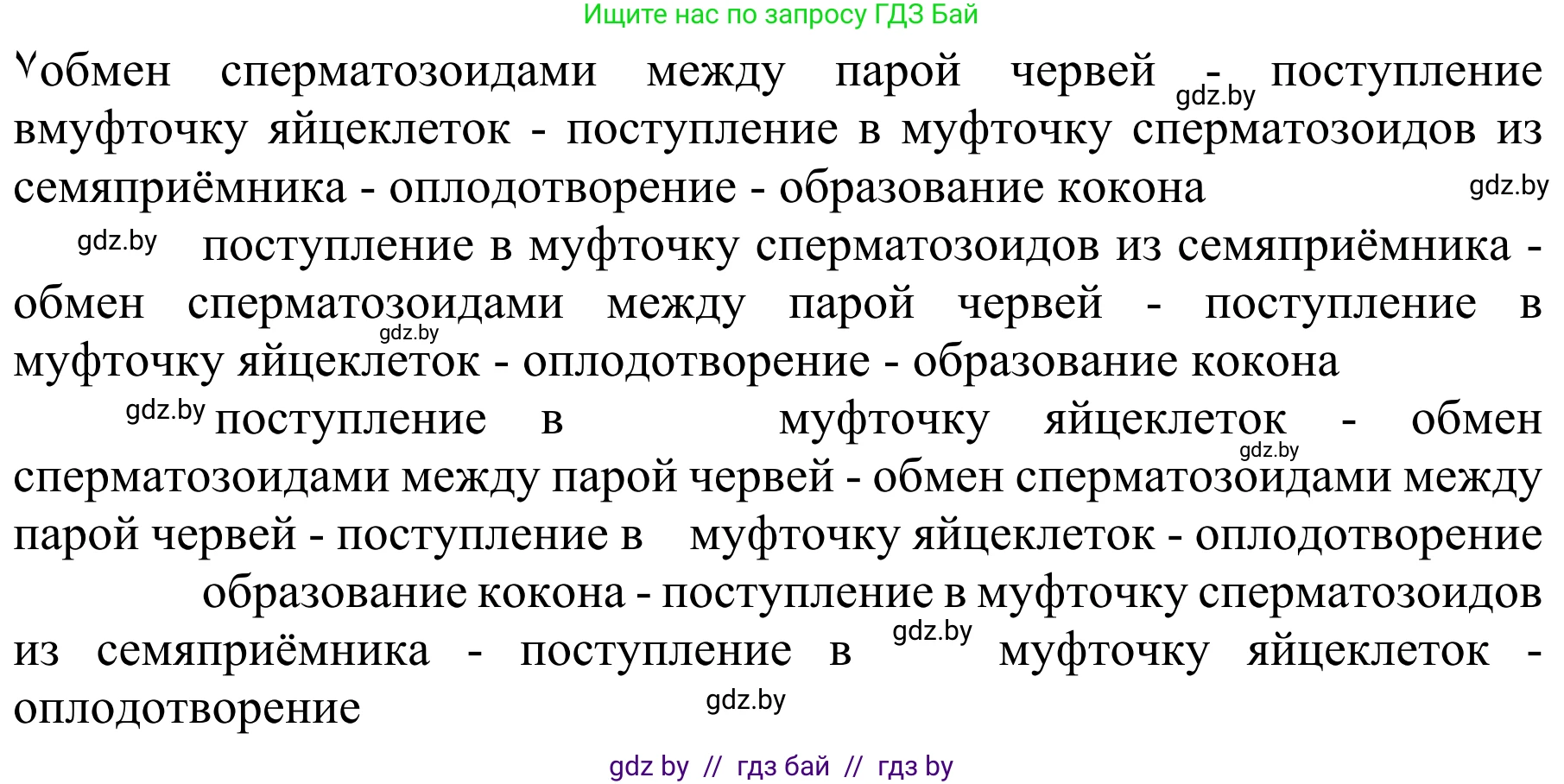 Биология, 8 класс Учебник, авторы: Бедарик Ирина Геннадьевна, Бедарик Александр Евгеньевич, Иванов Владимир Николаевич, издательство Адукацыя i выхаванне, Минск, 2023, зелёного цвета, страница 48, номер 6, Решение (продолжение 3)