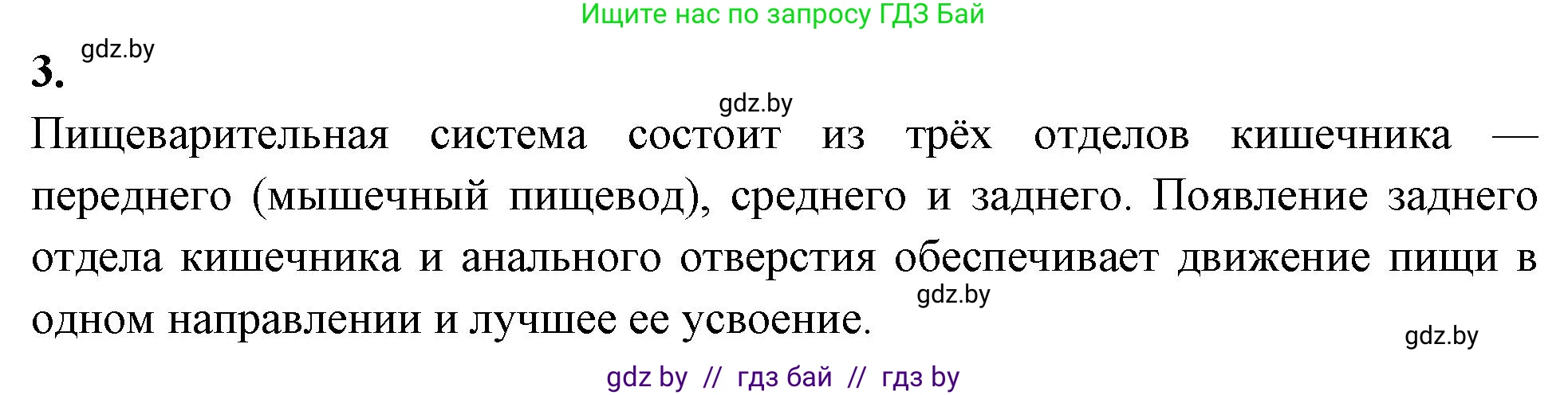 Биология, 8 класс рабочая тетрадь, автор: Лисов Николай Дмитриевич, издательство Аверсэв, Минск, 2018, зелёного цвета, страница 11, номер 3, Решение