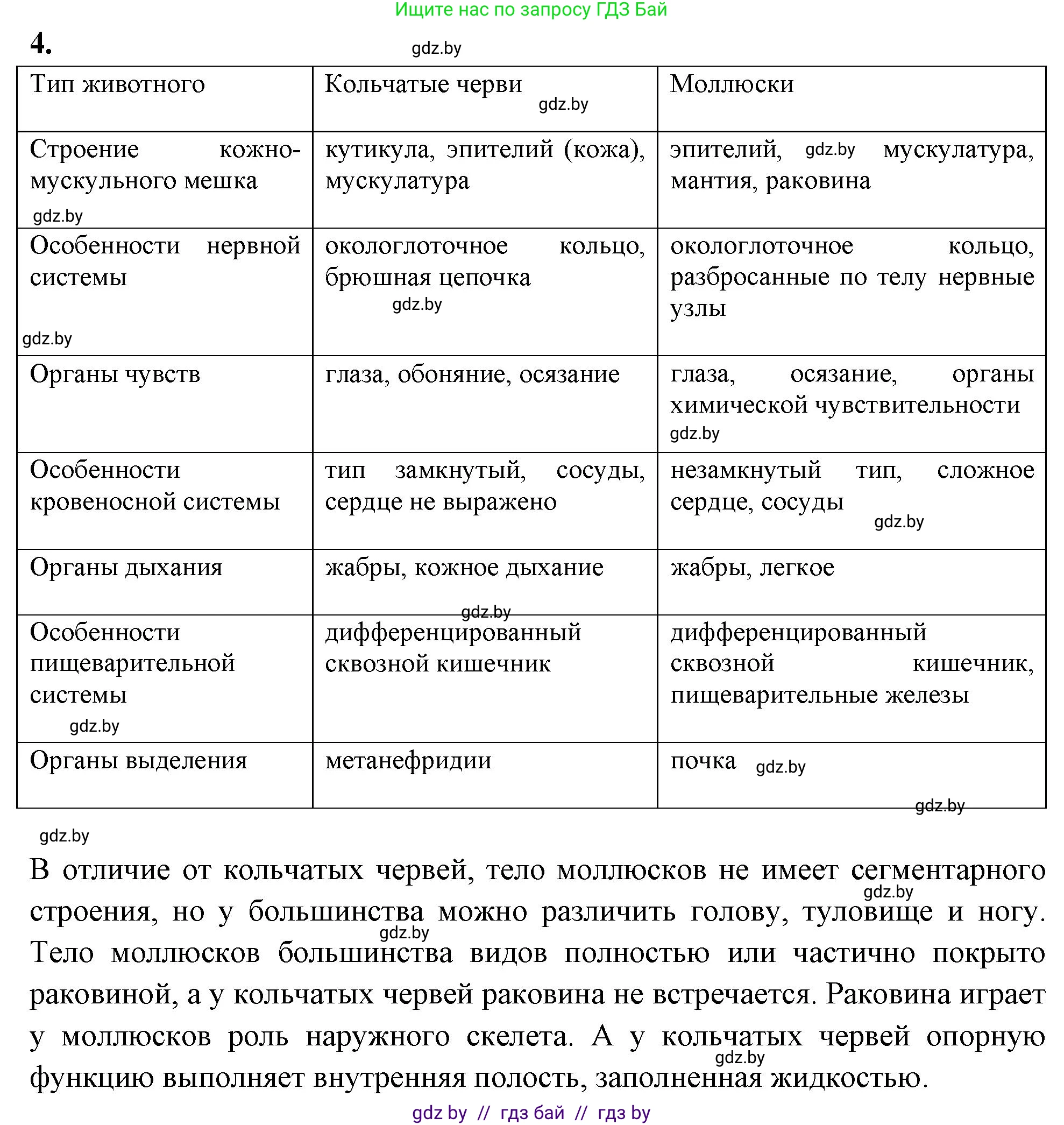 Биология, 8 класс рабочая тетрадь, автор: Лисов Николай Дмитриевич, издательство Аверсэв, Минск, 2018, зелёного цвета, страница 32, номер 4, Решение