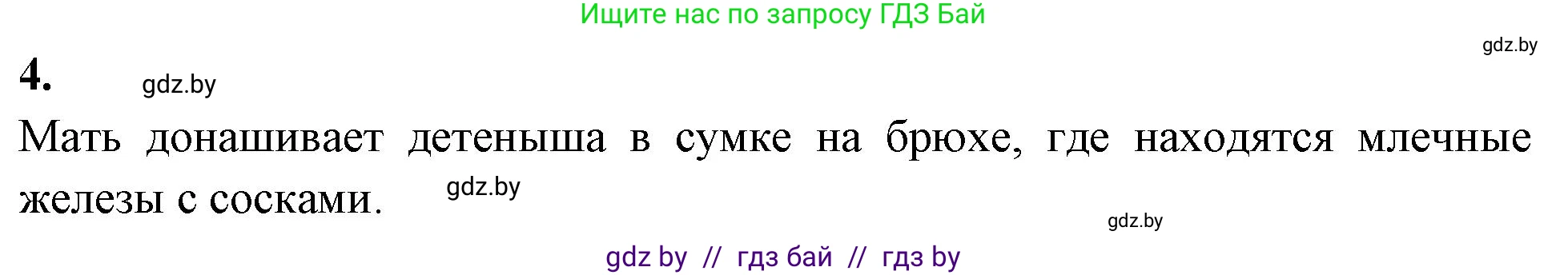 Биология, 8 класс рабочая тетрадь, автор: Лисов Николай Дмитриевич, издательство Аверсэв, Минск, 2018, зелёного цвета, страница 108, номер 4, Решение