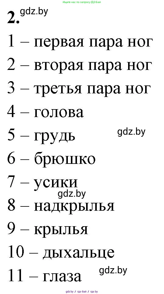 Биология, 8 класс рабочая тетрадь, автор: Лисов Николай Дмитриевич, издательство Аверсэв, Минск, 2018, зелёного цвета, страница 43, номер 2, Решение