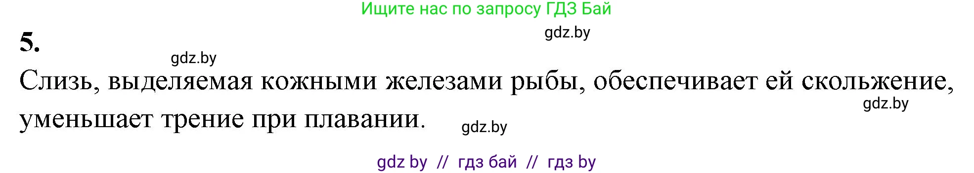 Биология, 8 класс рабочая тетрадь, автор: Лисов Николай Дмитриевич, издательство Аверсэв, Минск, 2018, зелёного цвета, страница 63, номер 5, Решение