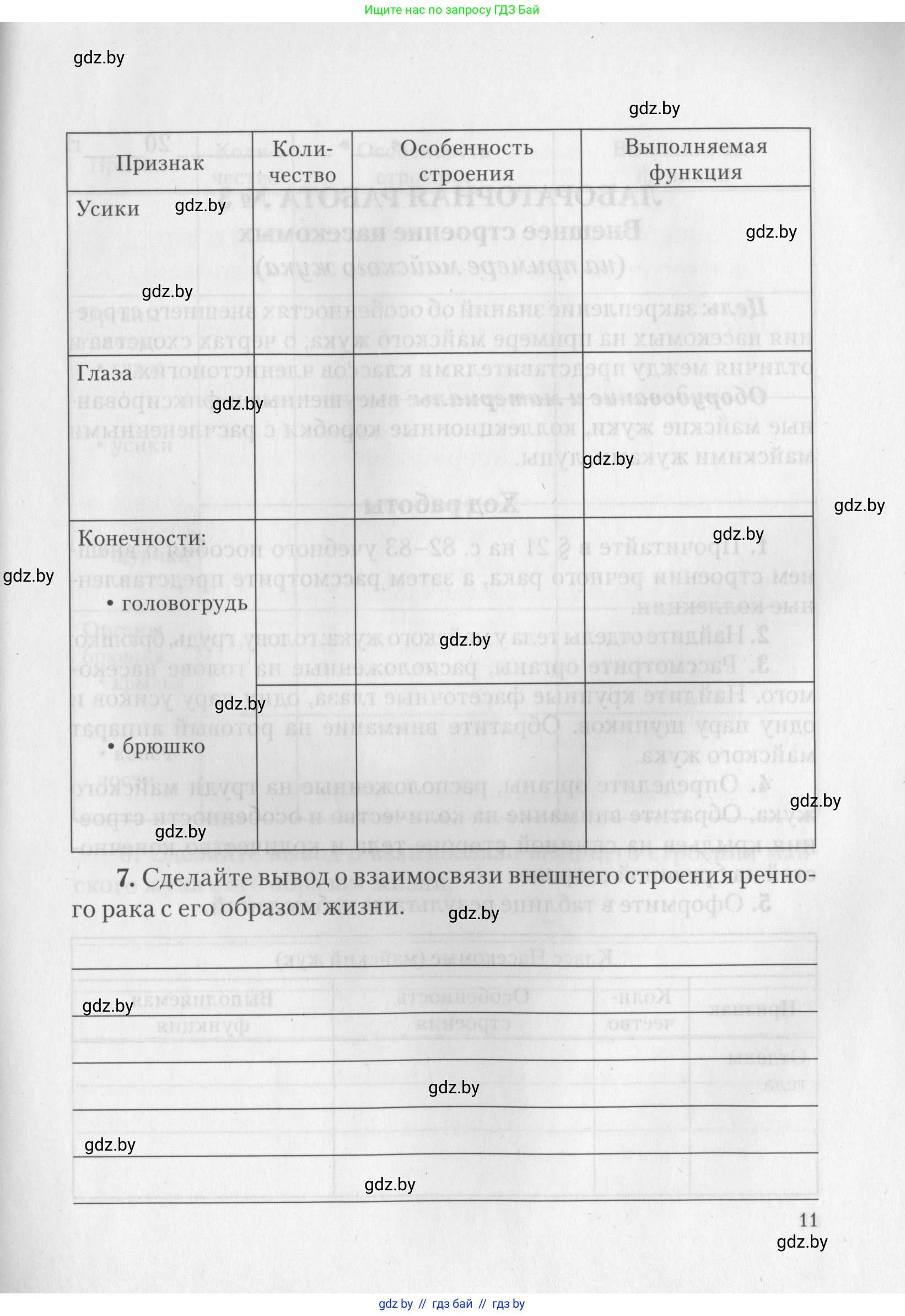 Биология, 8 класс тетрадь для экскусрий, лабораторных и практических работ, автор: Рогожников Олег Николаевич, издательство Сэр-Вит, Минск, 2021, сиреневого цвета, страница 11