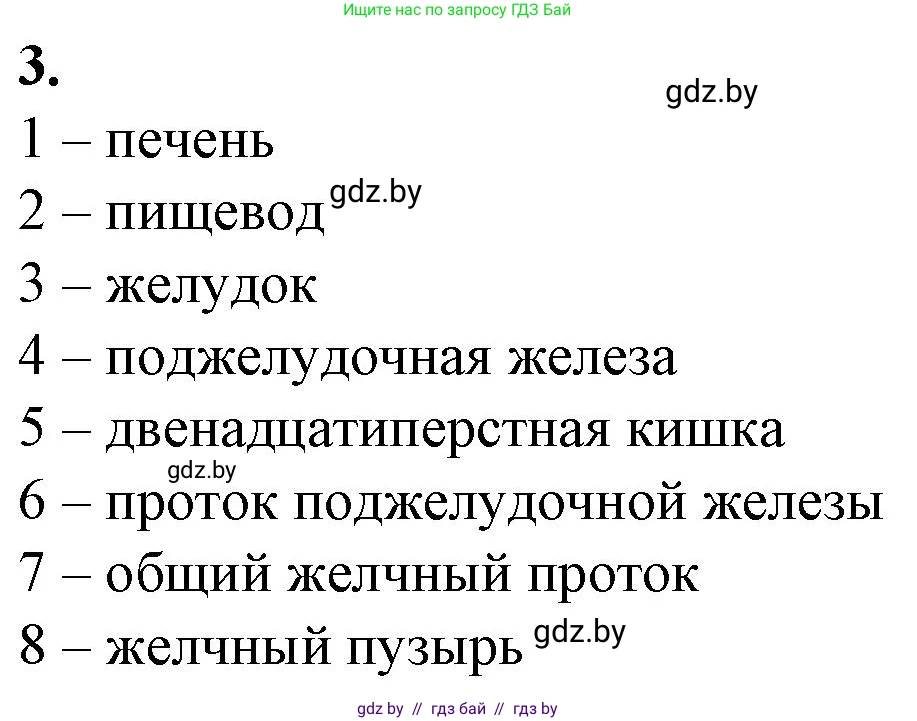 Биология, 9 класс рабочая тетрадь, авторы: Борисов Олег Леонидович, Антипенко Алеся Анатольевна, Мащенко Михаил Васильевич, издательство Аверсэв, Минск, 2019, салатового цвета, страница 88, номер 3, Решение
