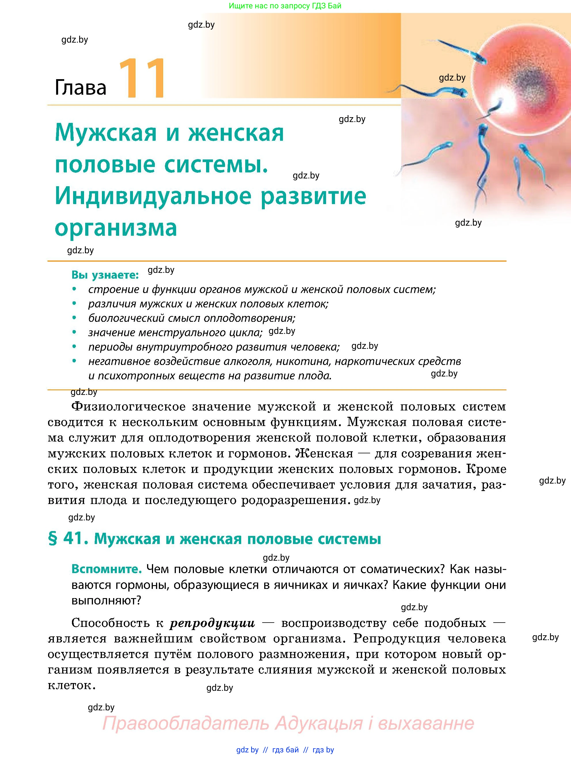Биология, 9 класс Учебник, авторы: Борисов Олег Леонидович, Антипенко Алеся Анатольевна, Рогожников Олег Николаевич, издательство Адукацыя i выхаванне, Минск, 2025, бирюзового цвета, страница 181