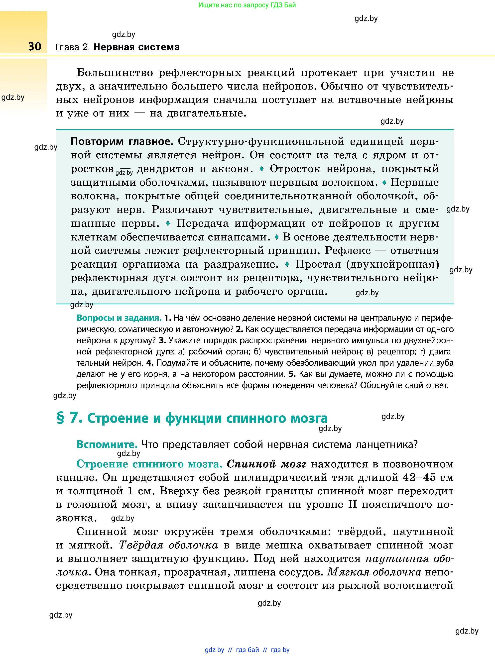 Биология, 9 класс Учебник, авторы: Борисов Олег Леонидович, Антипенко Алеся Анатольевна, Рогожников Олег Николаевич, издательство Адукацыя i выхаванне, Минск, 2025, бирюзового цвета, страница 30