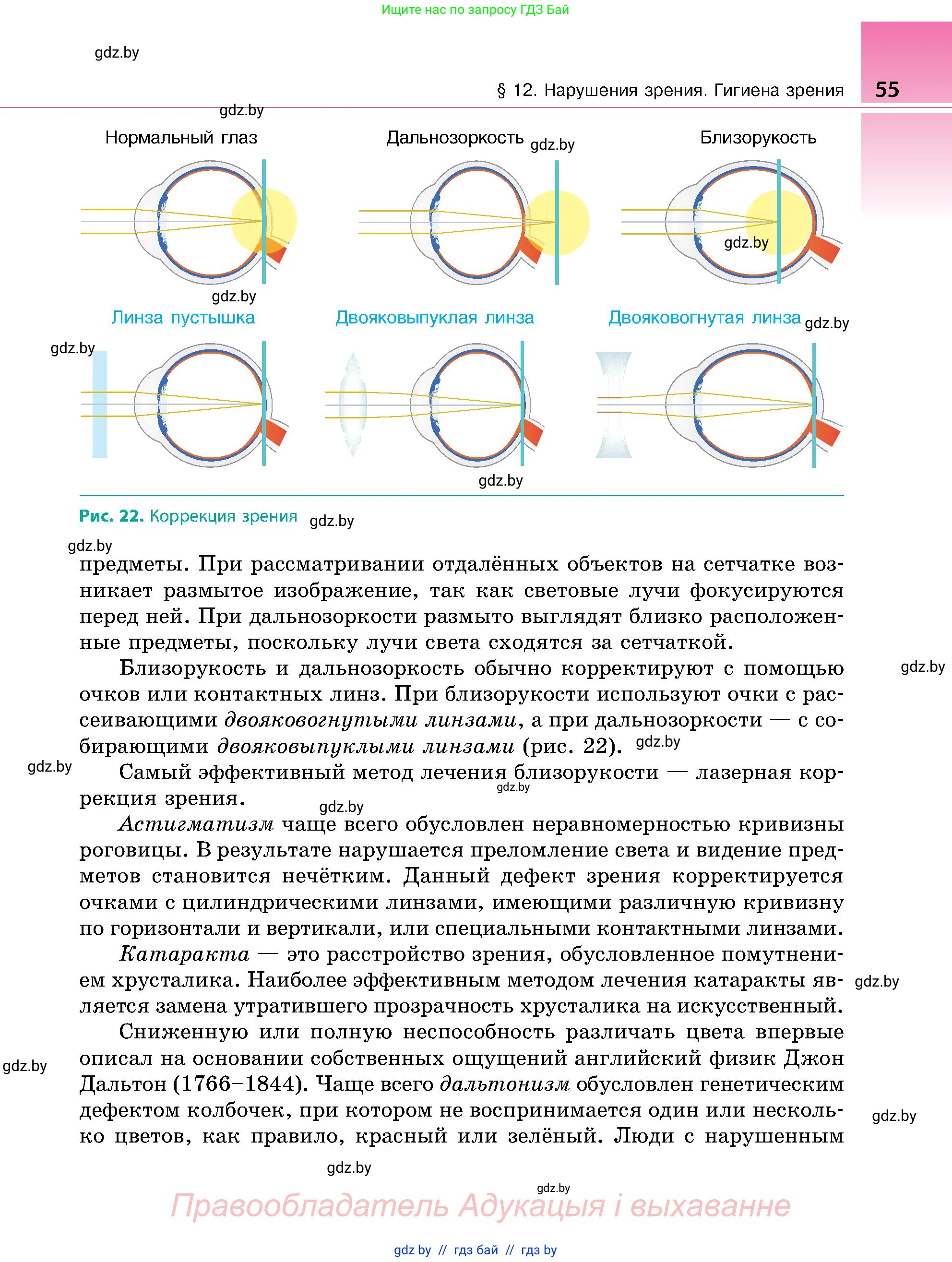 Биология, 9 класс Учебник, авторы: Борисов Олег Леонидович, Антипенко Алеся Анатольевна, Рогожников Олег Николаевич, издательство Адукацыя i выхаванне, Минск, 2025, бирюзового цвета, страница 55