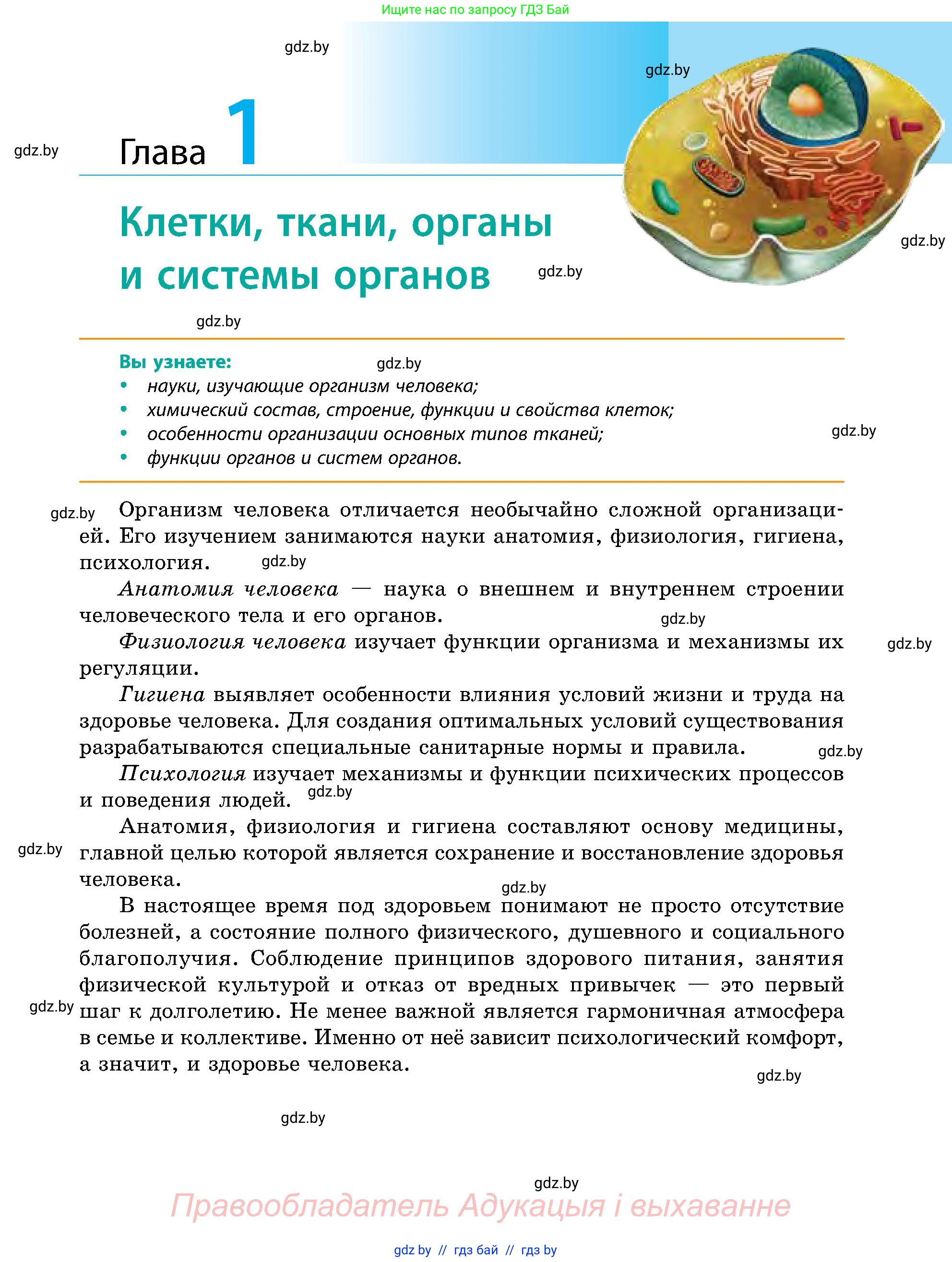 Биология, 9 класс Учебник, авторы: Борисов Олег Леонидович, Антипенко Алеся Анатольевна, Рогожников Олег Николаевич, издательство Адукацыя i выхаванне, Минск, 2025, бирюзового цвета, страница 7