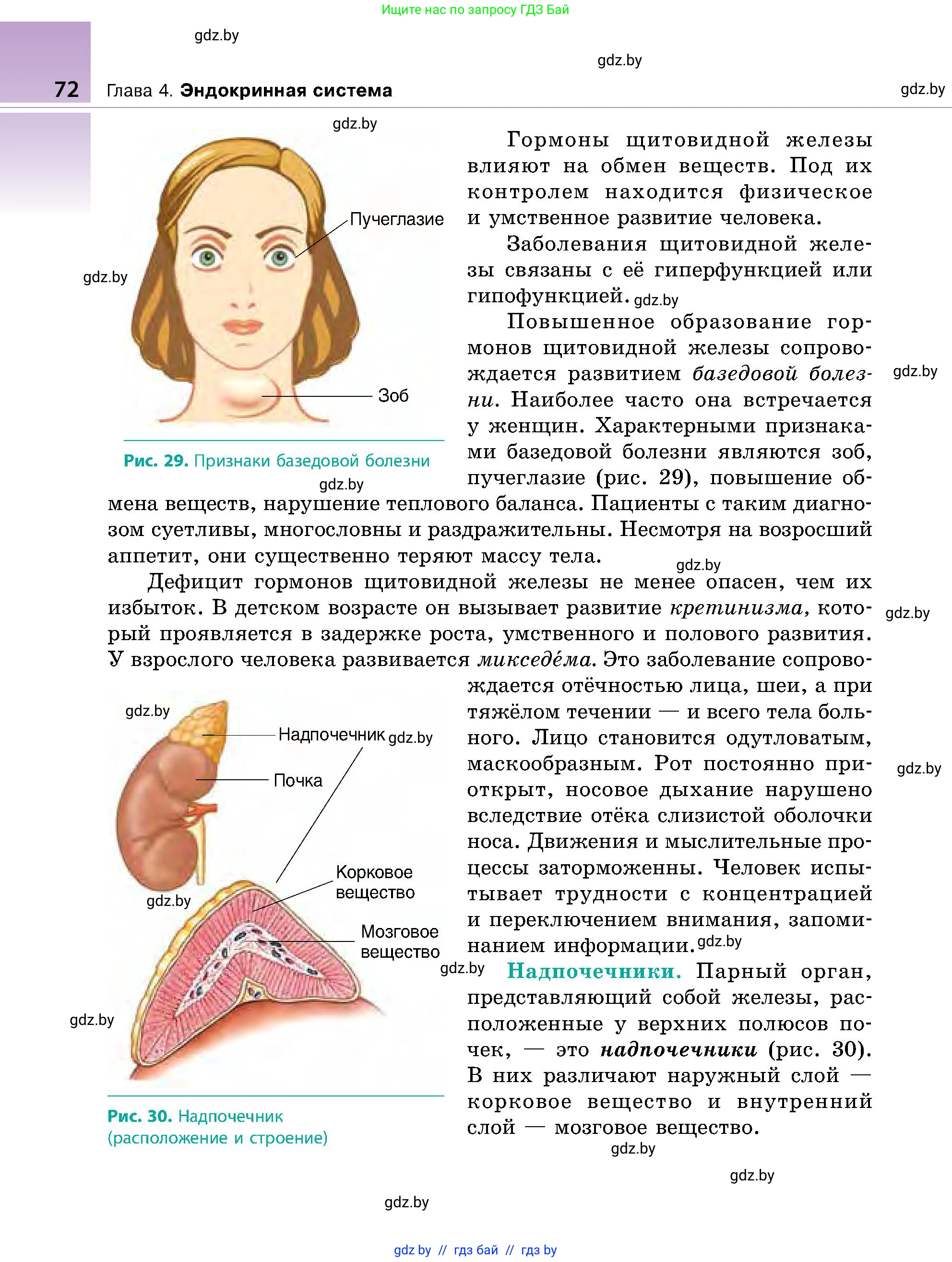 Биология, 9 класс Учебник, авторы: Борисов Олег Леонидович, Антипенко Алеся Анатольевна, Рогожников Олег Николаевич, издательство Адукацыя i выхаванне, Минск, 2025, бирюзового цвета, страница 72