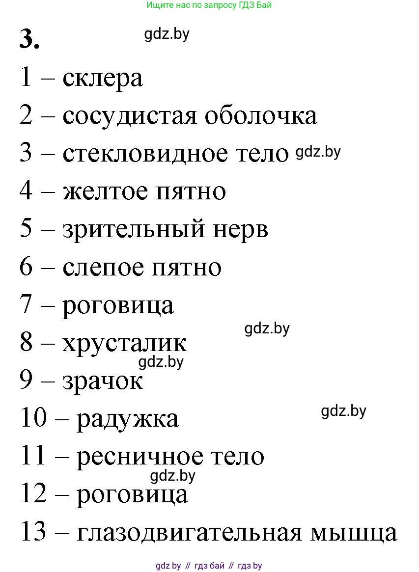 Биология, 9 класс рабочая тетрадь, автор: Лисов Николай Дмитриевич, издательство Аверсэв, Минск, 2021, оранжевого цвета, страница 28, номер 3, Решение