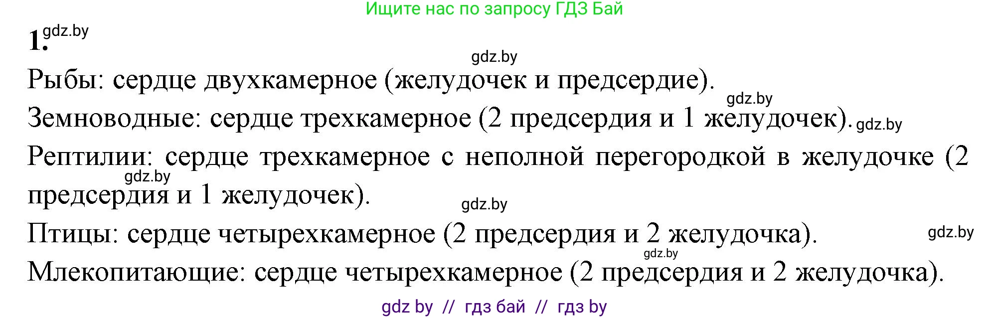 Биология, 9 класс рабочая тетрадь, автор: Лисов Николай Дмитриевич, издательство Аверсэв, Минск, 2021, оранжевого цвета, страница 70, номер 1, Решение