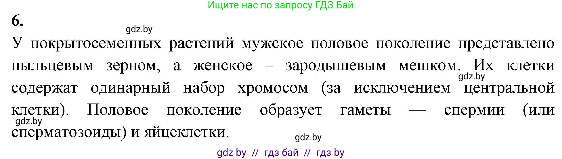 Биология, 10 класс рабочая тетрадь, автор: Хруцкая Тамара Викторовна, издательство Аверсэв, Минск, 2020, оранжевого цвета, страница 62, номер 6, Решение