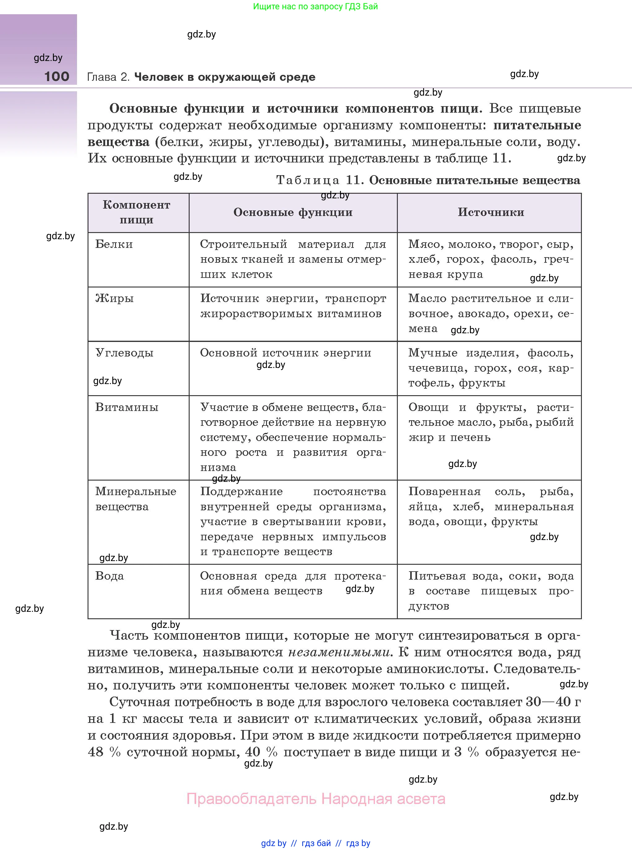 Биология, 10 класс Учебник, авторы: Маглыш Сабина Степановна, Кравченко Вячеслав Анатольевич, Довгун Татьяна Яновна, издательство Народная асвета, Минск, 2020, зелёного цвета, страница 100