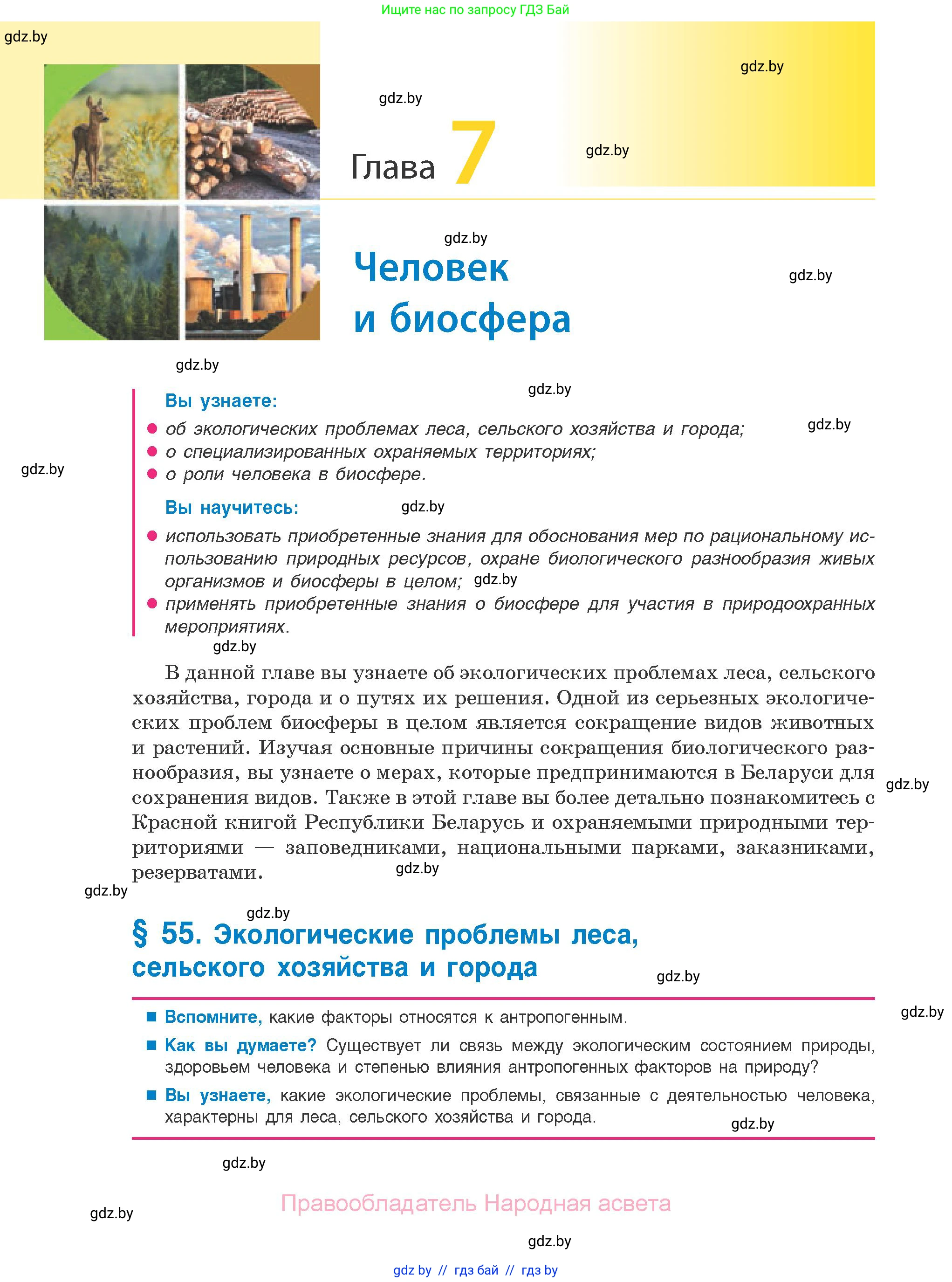 Биология, 10 класс Учебник, авторы: Маглыш Сабина Степановна, Кравченко Вячеслав Анатольевич, Довгун Татьяна Яновна, издательство Народная асвета, Минск, 2020, зелёного цвета, страница 250