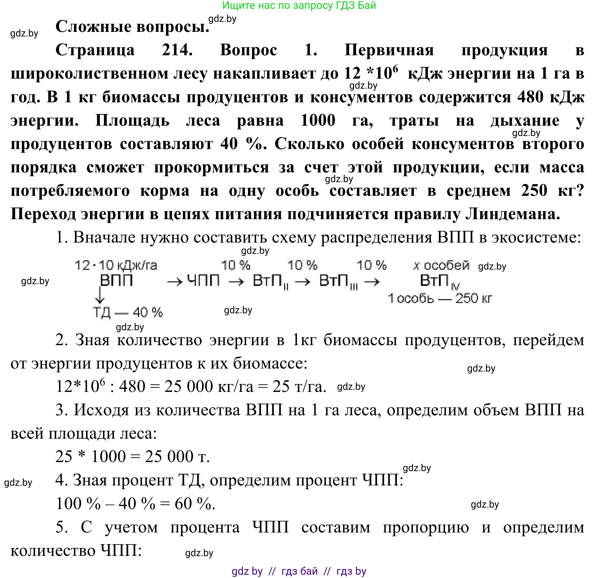 Биология, 10 класс Учебник, авторы: Маглыш Сабина Степановна, Кравченко Вячеслав Анатольевич, Довгун Татьяна Яновна, издательство Народная асвета, Минск, 2020, зелёного цвета, страница 214, Решение