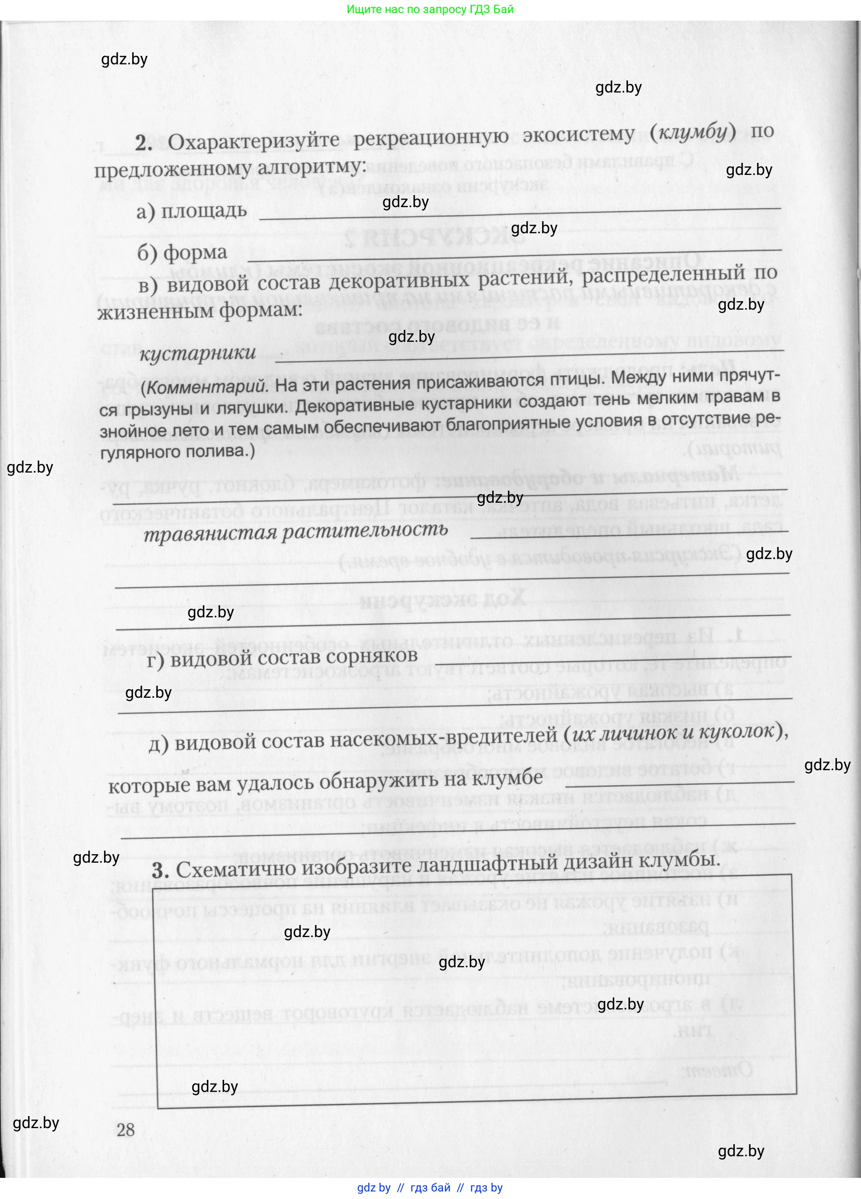 Биология, 10 класс тетрадь для лабораторных, практических работ и экскурсий, автор: Новик Ирина Михайловна, издательство Сэр-Вит, Минск, 2020, салатового цвета, страница 28