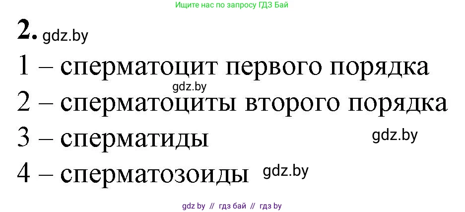 Биология, 11 класс рабочая тетрадь, авторы: Дашков Максим Леонидович, Головач Алексей Михайлович, издательство Аверсэв, Минск, 2021, жёлтого цвета, страница 44, номер 2, Решение
