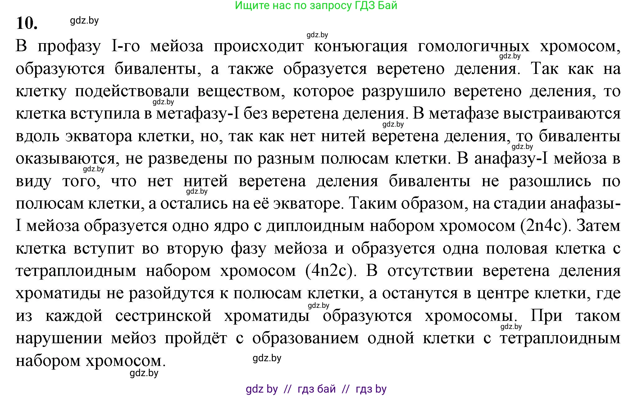 Биология, 11 класс Тетрадь для лабораторных и практических работ, автор: Хруцкая Тамара Викторовна, издательство Аверсэв, Минск, 2021, жёлтого цвета, страница 38, номер 10, Решение