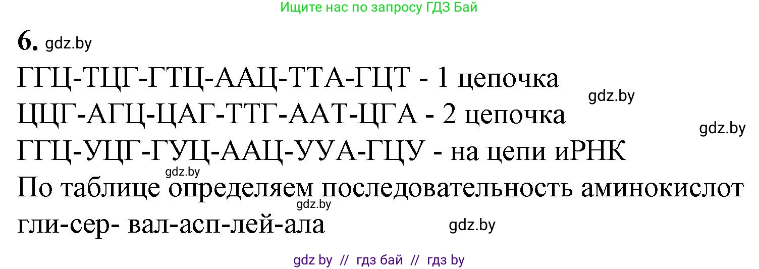 Биология, 11 класс Тетрадь для лабораторных и практических работ, автор: Хруцкая Тамара Викторовна, издательство Аверсэв, Минск, 2021, жёлтого цвета, страница 52, номер 6, Решение