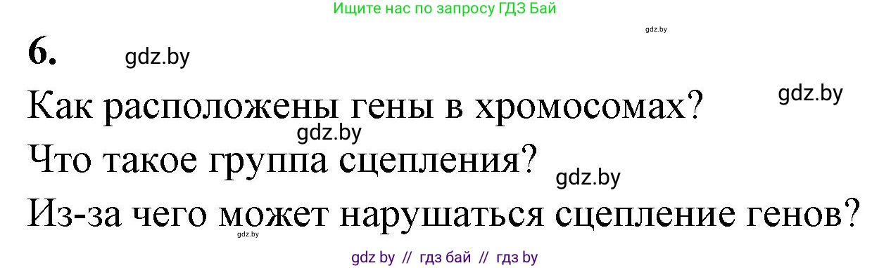 Биология, 11 класс рабочая тетрадь, автор: Хруцкая Тамара Викторовна, издательство Аверсэв, Минск, 2021, зелёного цвета, страница 65, номер 6, Решение
