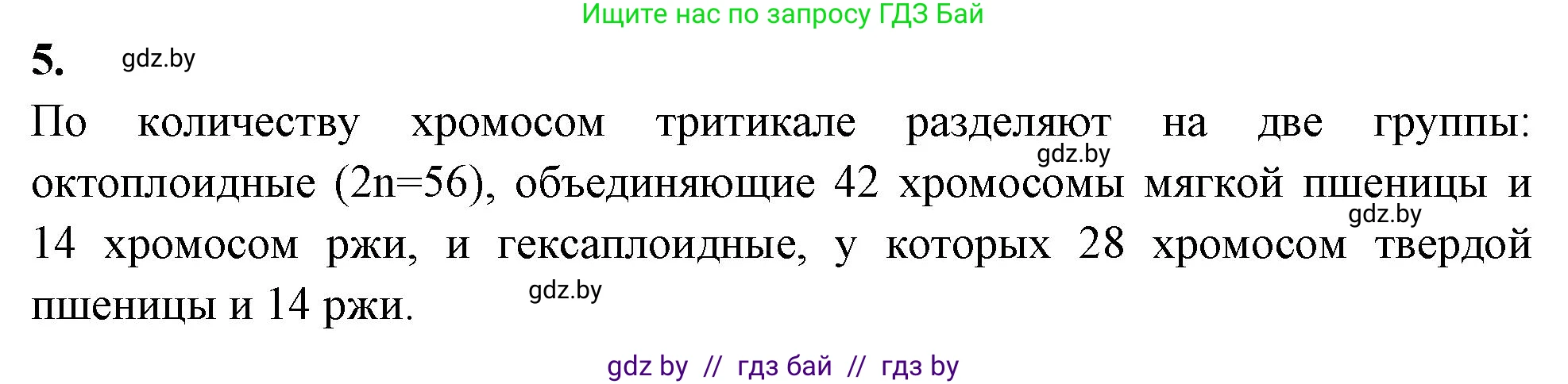 Биология, 11 класс рабочая тетрадь, автор: Хруцкая Тамара Викторовна, издательство Аверсэв, Минск, 2021, зелёного цвета, страница 76, номер 5, Решение