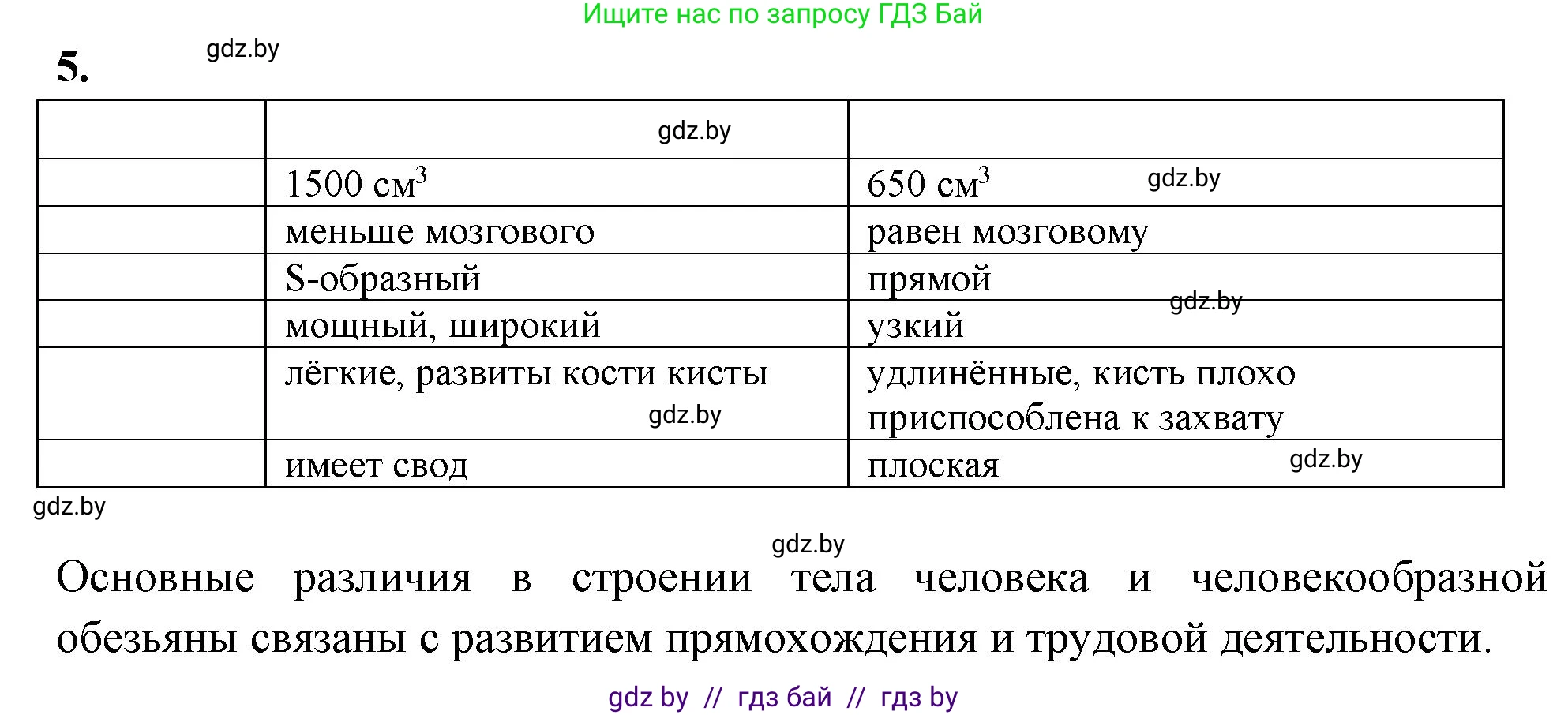 Биология, 11 класс рабочая тетрадь, автор: Хруцкая Тамара Викторовна, издательство Аверсэв, Минск, 2021, зелёного цвета, страница 102, номер 5, Решение