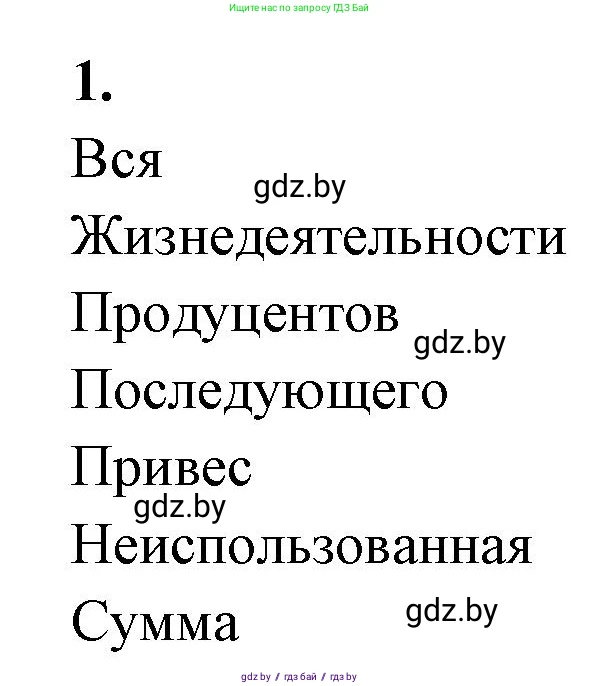 Биология, 11 класс тетрадь для практических и лабораторных работ, экскурсий, автор: Новик Ирина Михайловна, издательство Сэр-Вит, Минск, 2019, розового цвета, страница 23, номер 1, Решение