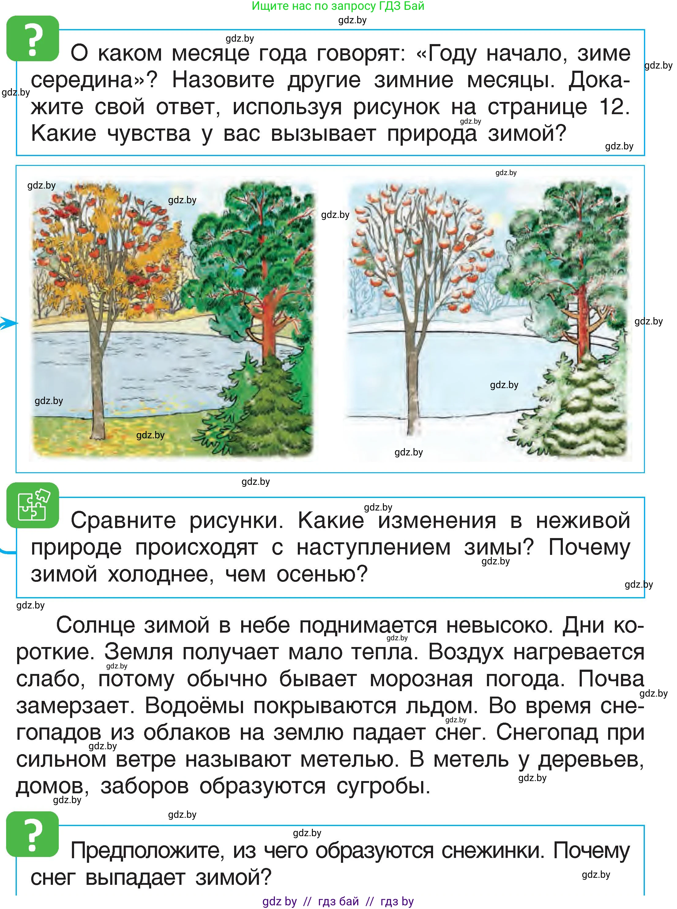 Человек и мир, 1 класс Учебник, авторы: Трафимова Галина Владимировна, Трафимов Сергей Анатольевич, издательство Национальный институт образования, Минск, 2023, салатового цвета, страница 34, Условие