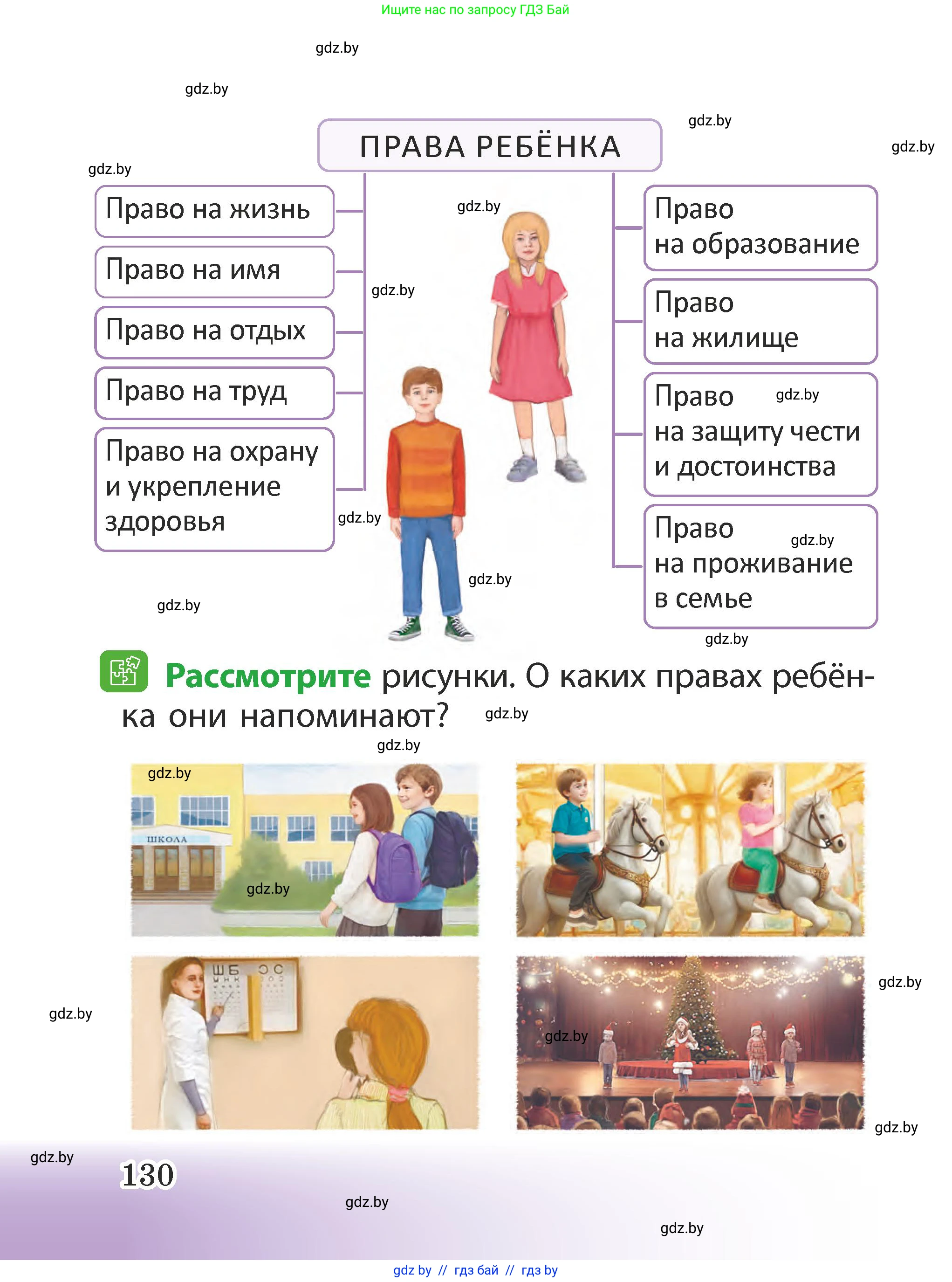 Человек и мир, 2 класс Учебник, авторы: Трафимова Галина Владимировна, Трафимов Сергей Анатольевич, издательство Академия образования, Минск, 2024, страница 130