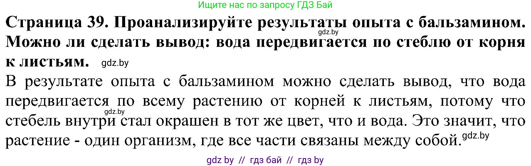 Человек и мир, 2 класс Учебник, авторы: Трафимова Галина Владимировна, Трафимов Сергей Анатольевич, издательство Академия образования, Минск, 2024, страница 39, номер 5, Решение