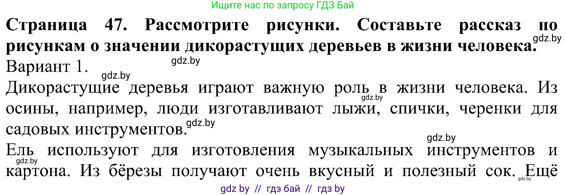 Человек и мир, 2 класс Учебник, авторы: Трафимова Галина Владимировна, Трафимов Сергей Анатольевич, издательство Академия образования, Минск, 2024, страница 47, номер 7, Решение