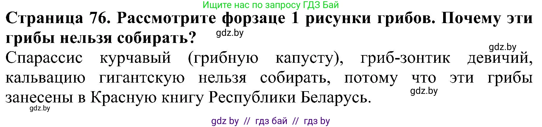 Человек и мир, 2 класс Учебник, авторы: Трафимова Галина Владимировна, Трафимов Сергей Анатольевич, издательство Академия образования, Минск, 2024, страница 76, номер 5, Решение