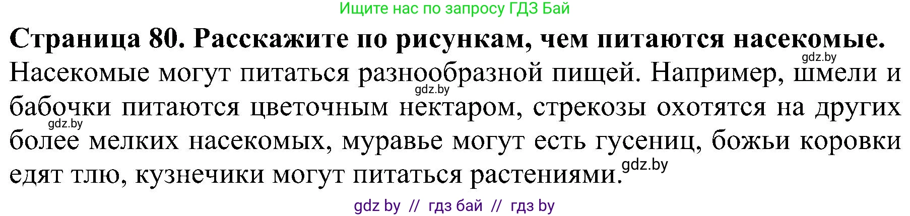 Человек и мир, 2 класс Учебник, авторы: Трафимова Галина Владимировна, Трафимов Сергей Анатольевич, издательство Академия образования, Минск, 2024, страница 80, номер 5, Решение