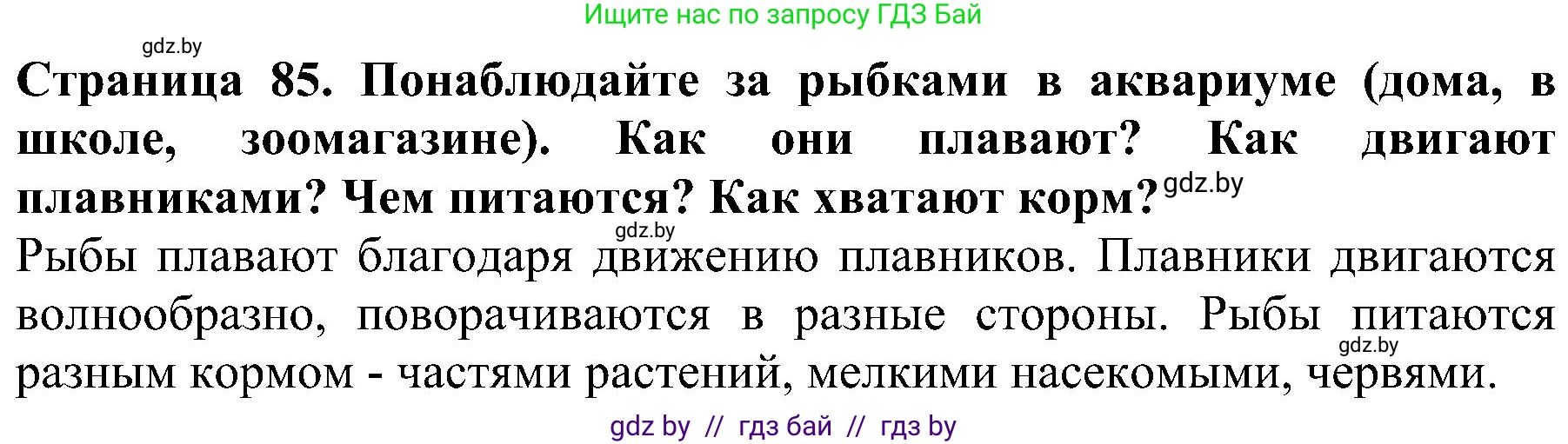 Человек и мир, 2 класс Учебник, авторы: Трафимова Галина Владимировна, Трафимов Сергей Анатольевич, издательство Академия образования, Минск, 2024, страница 85, номер 5, Решение