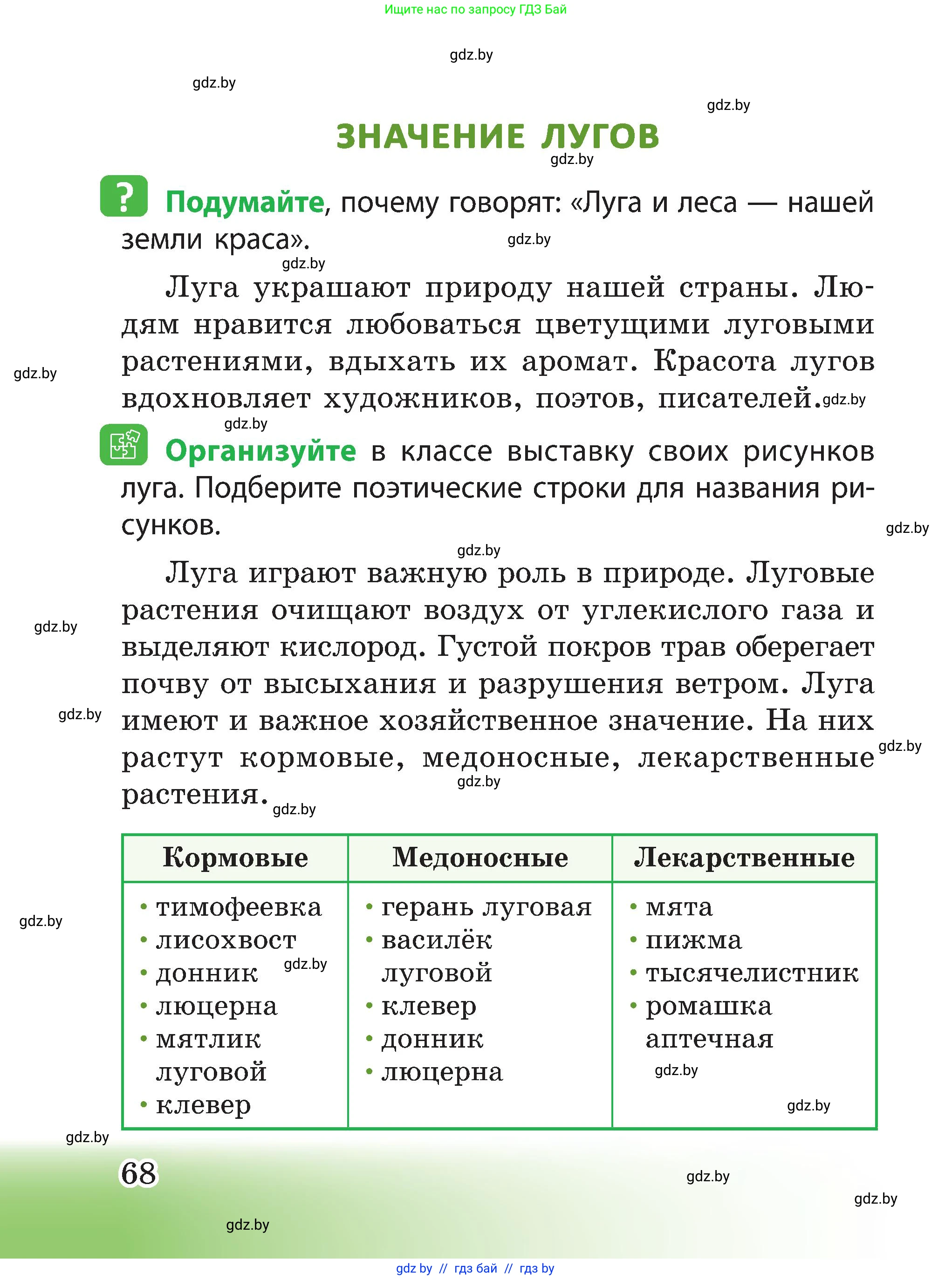Человек и мир, 3 класс Учебник, авторы: Трафимова Галина Владимировна, Трафимов Сергей Анатольевич, издательство Академия образования, Минск, 2025, голубого цвета, страница 68