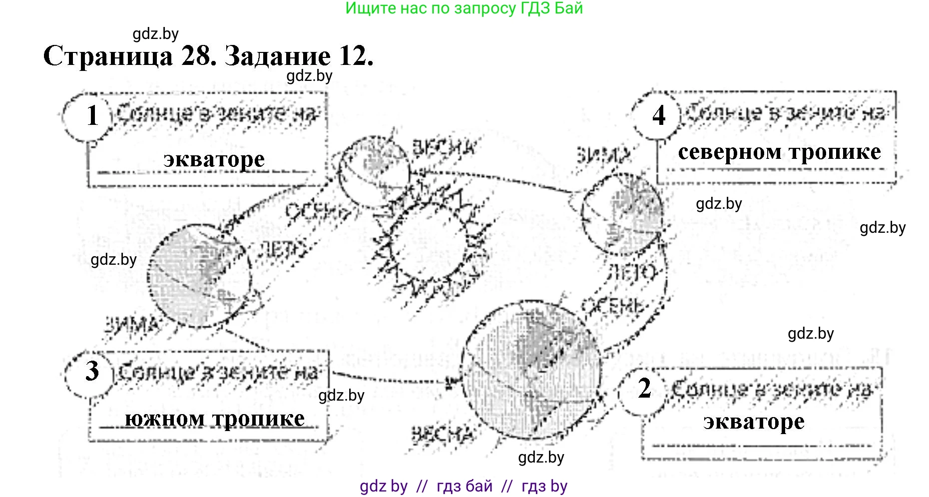 Человек и мир, 5 класс Практикум, авторы: Кольмакова Елена Генадьевна, Сарычева Ольга Владимировна, издательство Аверсэв, Минск, 2022, голубого цвета, страница 28, номер 12, Решение