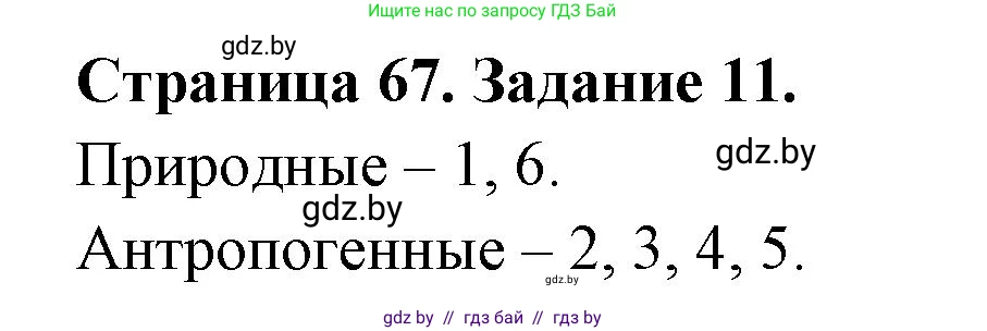 Человек и мир, 5 класс Практикум, авторы: Кольмакова Елена Генадьевна, Сарычева Ольга Владимировна, издательство Аверсэв, Минск, 2022, голубого цвета, страница 67, номер 11, Решение