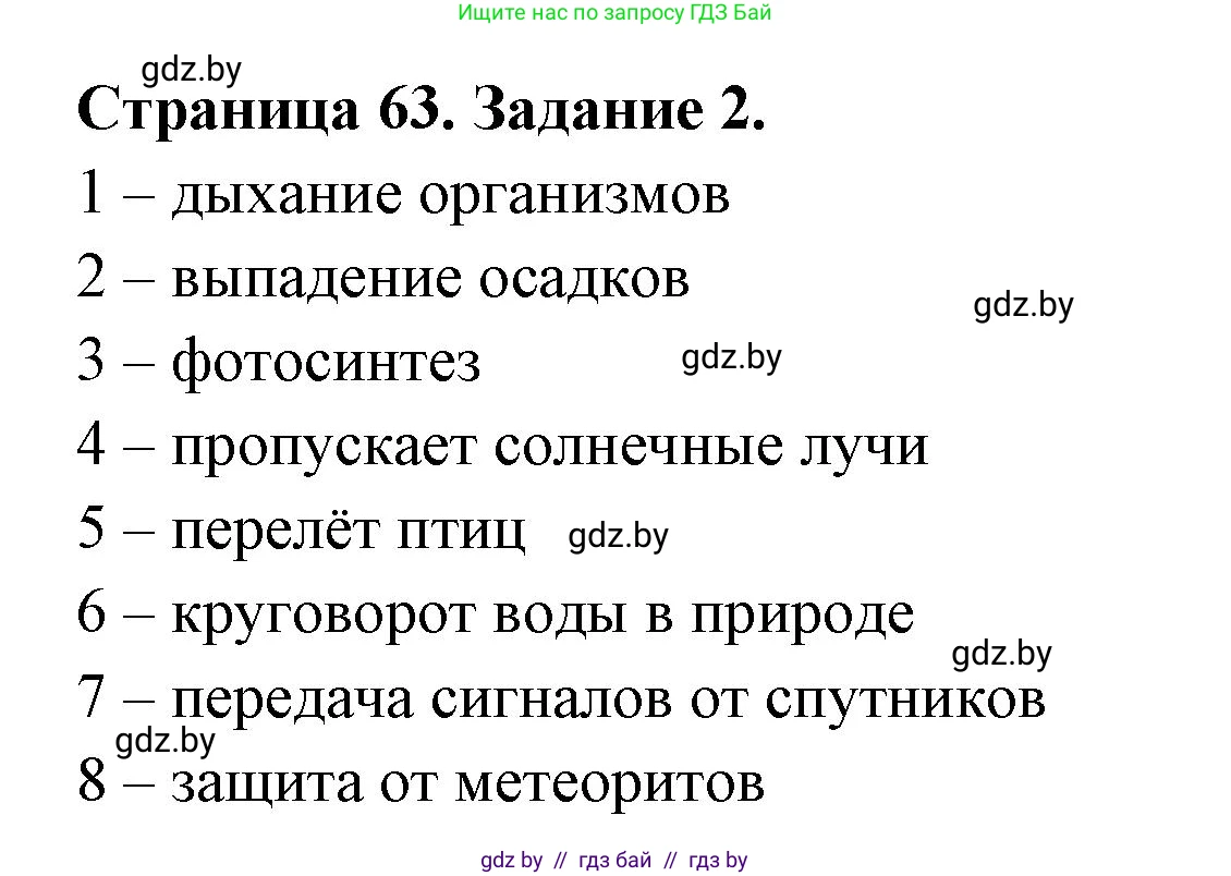 Человек и мир, 5 класс Практикум, авторы: Кольмакова Елена Генадьевна, Сарычева Ольга Владимировна, издательство Аверсэв, Минск, 2022, голубого цвета, страница 63, номер 2, Решение