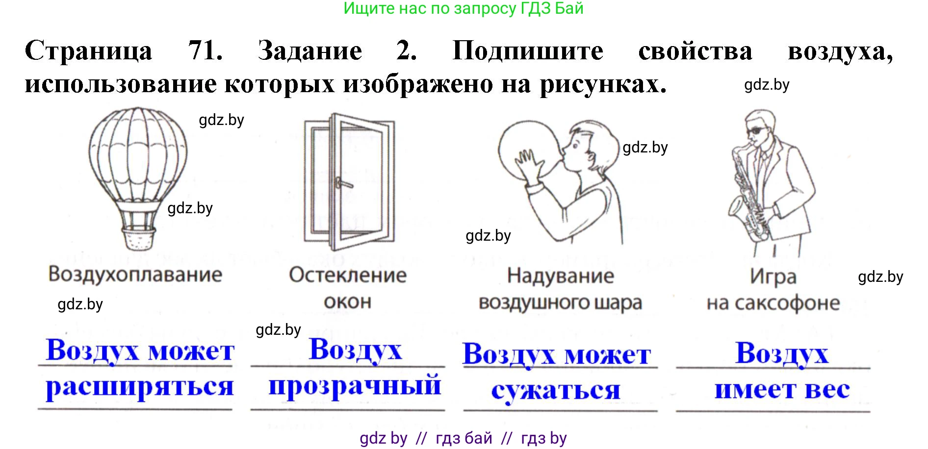 Человек и мир, 5 класс рабочая тетрадь, авторы: Лопух Пётр Степанович, Шкель Людмила Валерьевна, издательство Аверсэв, Минск, 2022, страница 71, номер 2, Решение